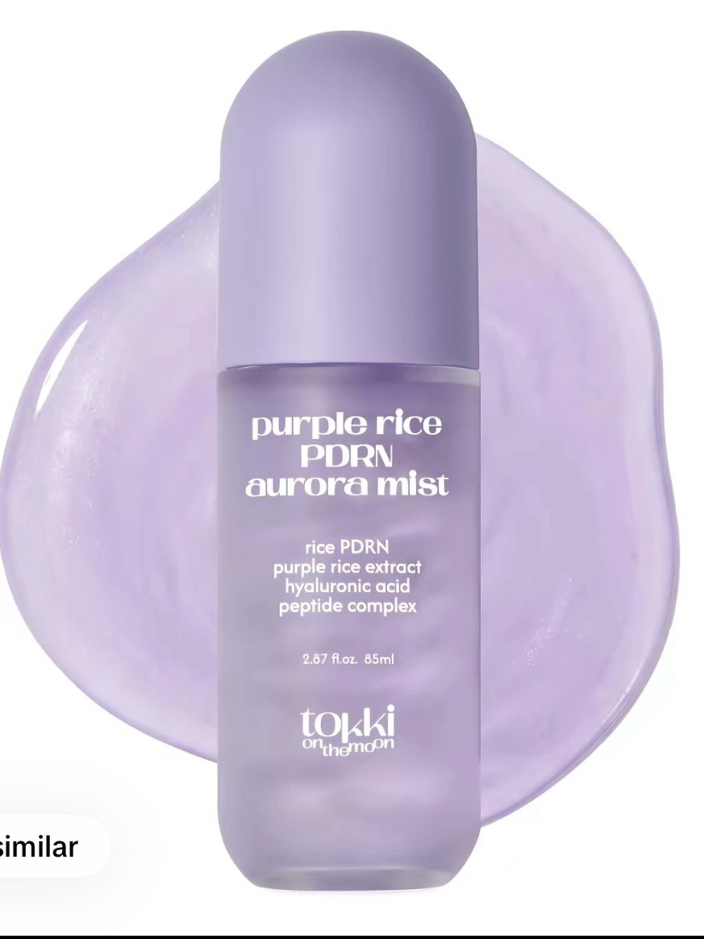 Tokki on the Moon Purple Rice PDRN Aurora Mist - Hydrating Face Mist